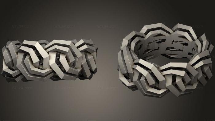 Ювелирные перстни и кольца (Кольцо сераад, JVLRP_0768) 3D модель для ЧПУ станка